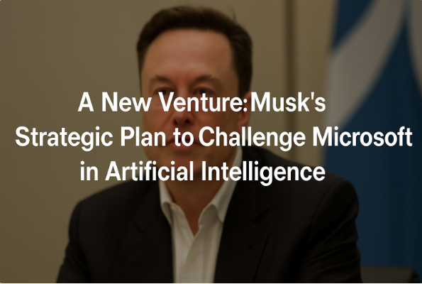 A New Venture: Musk’s Strategic Plan to Challenge Microsoft in Artificial Intelligence